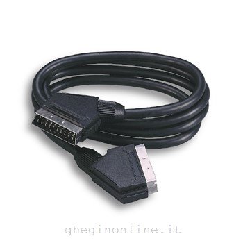 FANTON 31100 Cavo SCART 1,5 m SCART (21-pin) Nero