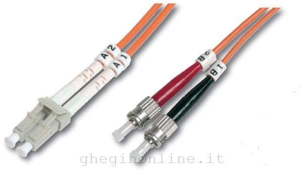 Digitus DK-2631-03 cavo a fibre ottiche 3 m LC ST/BFOC Arancione