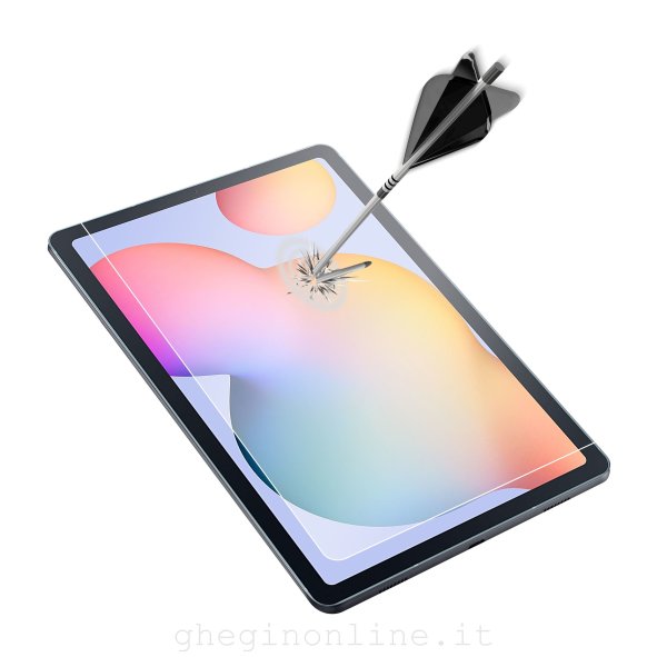 Cellularline Impact Glass - Galaxy Tab S6 Lite Vetro temperato sottile e resistente Trasparente
