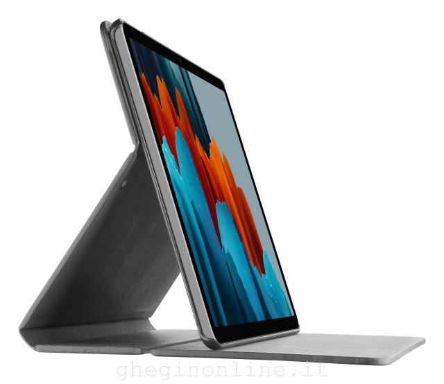 Cellularline Folio - Galaxy Tab S7+ Custodia per tablet con funzione stand Nero