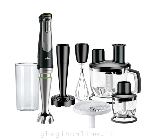 Braun MQ 9087X 1,5 L Frullatore ad immersione 1000 W Nero, Acciaio inossidabile