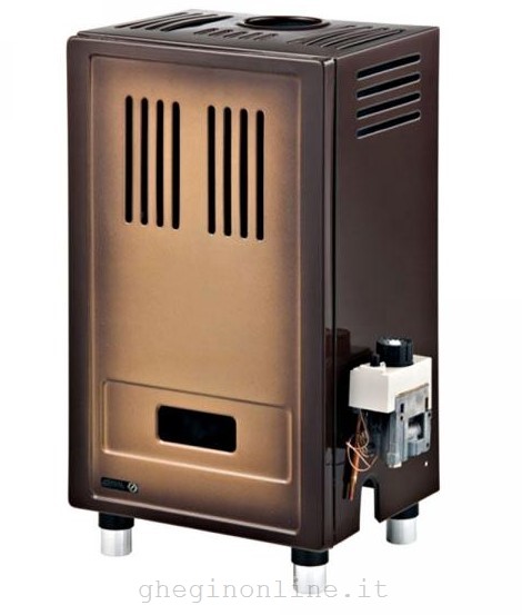 Stufa A Gas Metano Olimpia Splendid SG 125 HE Turbo - 12000W, Riscaldamento Fino A 335 M³, Colore Antracite