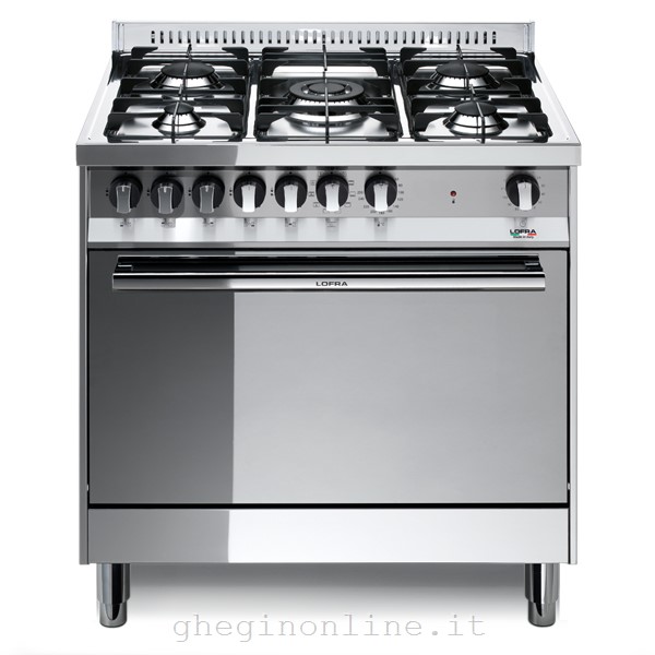 Lofra MG86GV/C cucina Piano cottura Gas Acciaio inossidabile A