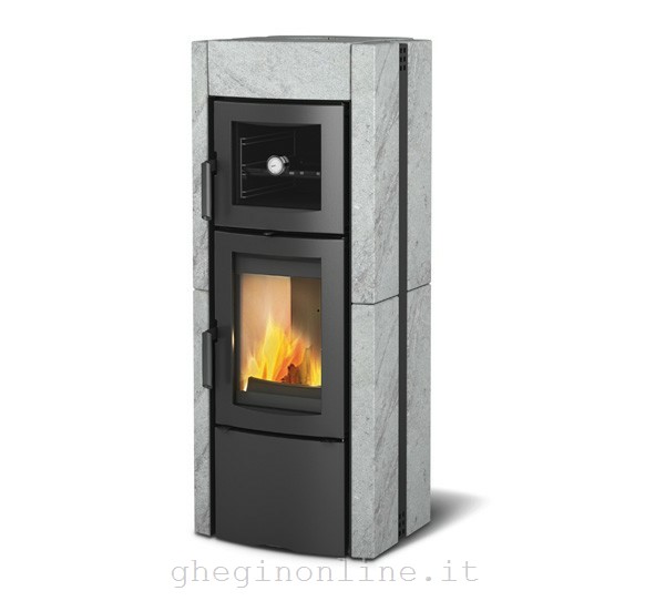 Nordica 7116733 La Nordica Ester Forno Evo, Libera installazione, Grigio, Ghisa, Pietra, A legna, 235 m³, 86,7%
