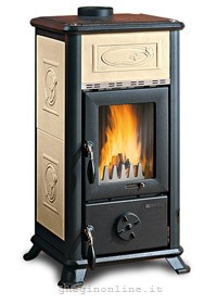 Stufa A Legna In Ghisa ECO - 7,4 KW, Libera Installazione, Design Ecologico - Foto 3