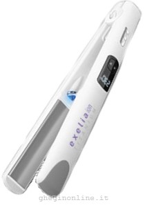 GAMA GA.MA P11.EXELIAION.TIT, Piastra per capelli, Caldo, 230 °C, Bianco, Titanio