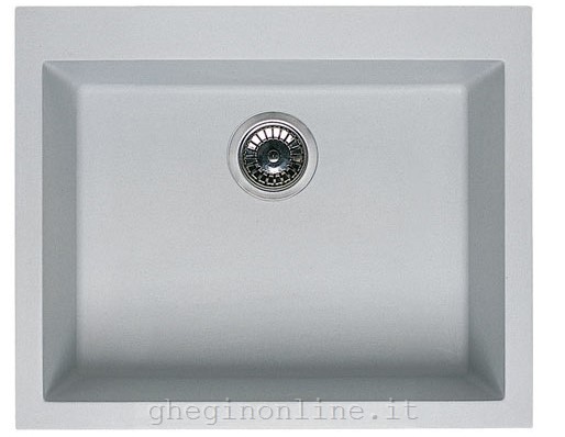 Elleci Quadra 105 G62 Lavello montato su piano Rettangolare Granitek