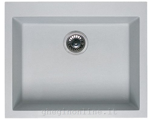 Elleci Quadra 110 G59 Lavello montato su piano Rettangolare Granitek
