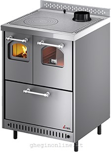 Cadel JOLLY stufa Libera installazione A legna Acciaio inossidabile