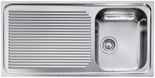 CM Aurora 101 x 50 1V Lavello ad incasso Rettangolare Acciaio inossidabile