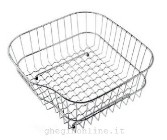CM 093083 cestino e vassoio per lavello Cestello per lavandino Acciaio inossidabile