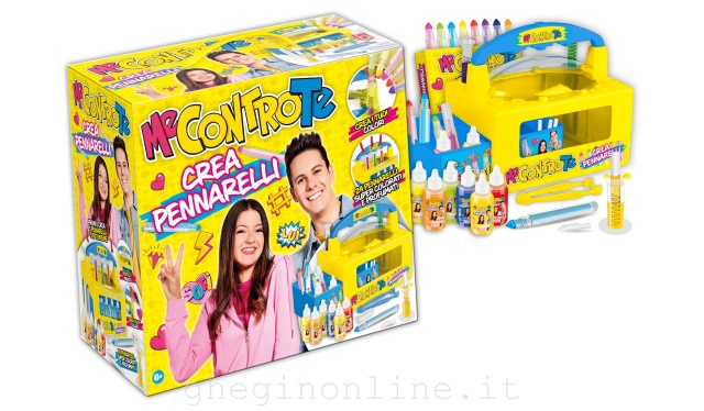 Gamevision OFF57244-SINGPZ Game Vision Me Contro Te Crea Pennarelli, 24, Ragazzo/Ragazza, 6 anno/i, Multicolore
