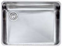 CM - CM cinzia 60 x 45 R50, Lavello sottopiano, Rettangolare, Acciaio inossidabile, Acciaio inossidabile, 1 ciotole, Rettangolare