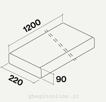 Falmec KACL.352 Falmec KACL.352, Tubo del condotto dell'aria, Falmec, 220 mm, 1200 mm, 90 mm, 1 pz