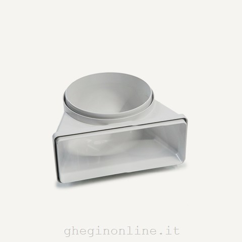 Falmec KACL.371 Falmec KACL.371, Connettore per condotto, Bianco, 220 mm, 90 mm, 15 cm, 1 pz