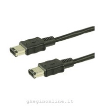 Goobay CAK IEEE 1394 6P/6P 1.8m FIRE WIRE 1,8 m Nero