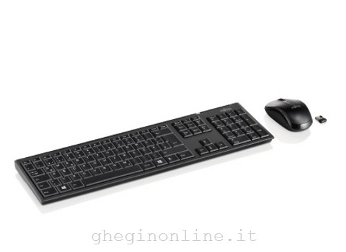 Fujitsu LX390 tastiera RF Wireless Nero