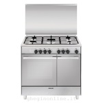 Glem Gas - Glem Gas UR965MI, Piano cottura, Acciaio inossidabile, Manopola, Frontale, Gas, 5 Fornello(i)