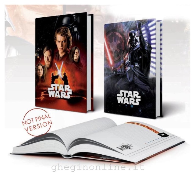 TW942000 Giochi Preziosi Diario 12M F.To Std Star Wars Classi