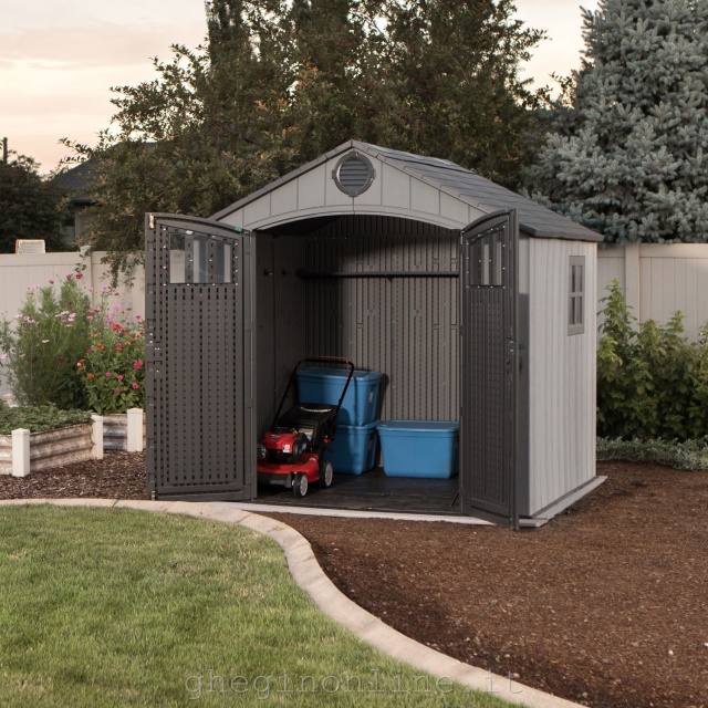 Esterni da Vivere Casetta Roma 1, 2420 x 2270 mm, casetta da giardino