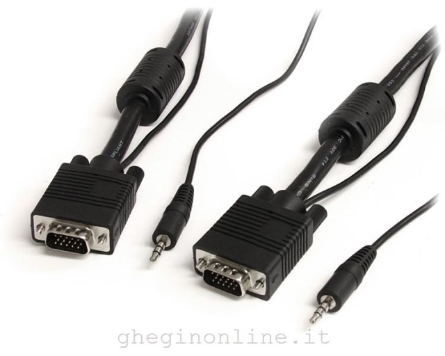 StarTech.com Cavo coassiale estensione video VGA monitor ad alta risoluzione 5 m con audio HD15 M/M