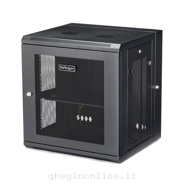 Armadio rack Startech.Com RK12WALHM 12U a Muro Black