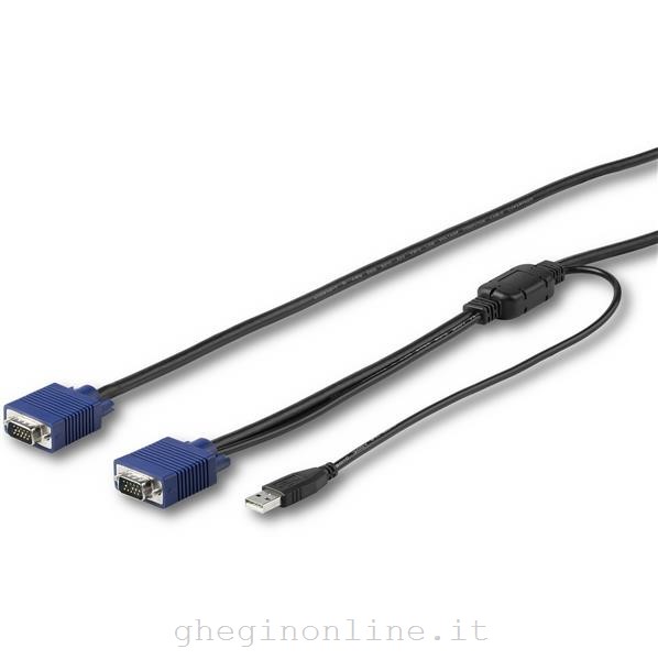 StarTech.com Cavo KVM USB da 3m per Console Montabile ad Armadio Rack