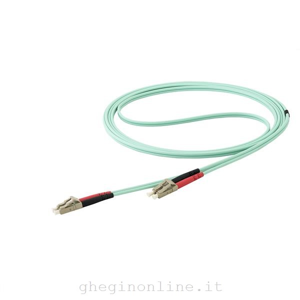 StarTech.com Cavo Fibra Ottica patch Multimodale LC a LC Duplex 50/125 OM4 - 7m