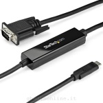 Startech.Com - Cavo adattatore Startech.Com CDP2VGAMM1MB USB C a VGA Black