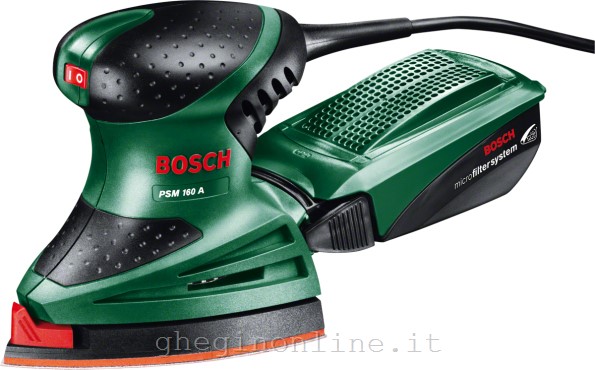 Bosch PSM 160 A Levigatrice multiuso 24000 OPM Nero, Verde, Rosso