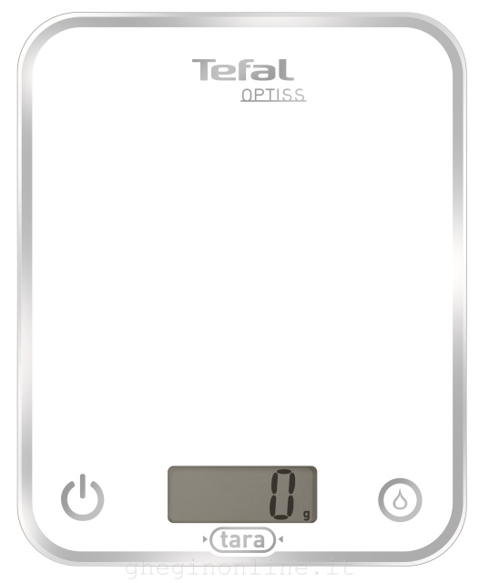 Tefal BC5000 Optiss Glass White Bilancia da cucina