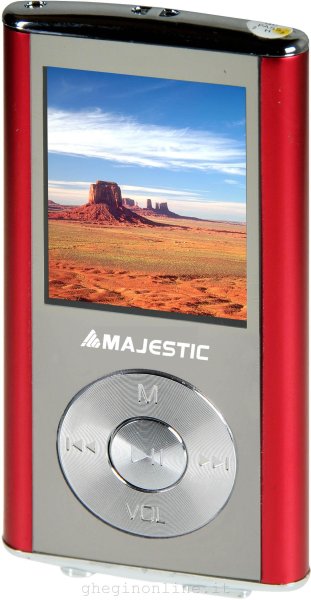 MAJESTIC SDA4357 Multimediaplayer con scheda di memoria da 4GB
