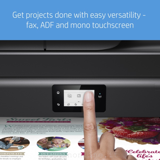 HP OfficeJet 5220 Ad inchiostro A4 4800 x 1200 DPI 10 ppm Wi-Fi