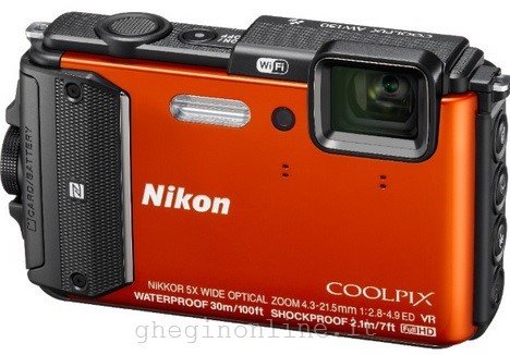 NIKON Coolpix AW130 16MP 4608 x 3456, CMOS 1/2.3