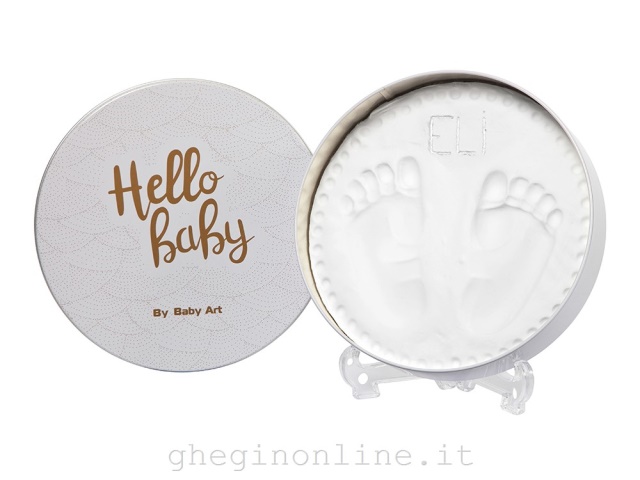 3601094100 Baby Art Magic Box, Calco per mano/piede, Bianco