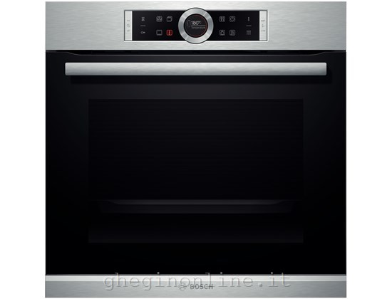 Bosch HBG675BS1 forno 71 L A+ Nero, Acciaio inossidabile