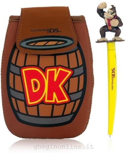 Pdp Custodia 3DS 77254 Donkey Kong Nintendo Character Kit, Donkey