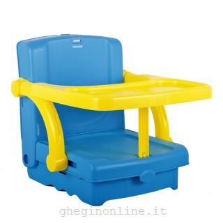 OKBABY HI SEAT Seggiolone Seduta rigida Blu, Giallo