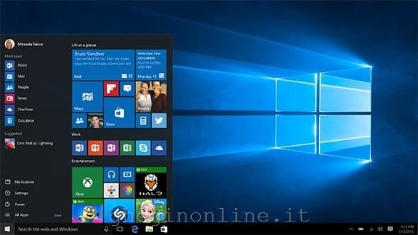 MICROSOFT Windows 10 Home 32-bit/64-bit Windows 10 Home 32/64-Bit, DSP/SB, USB flash drive, Italian