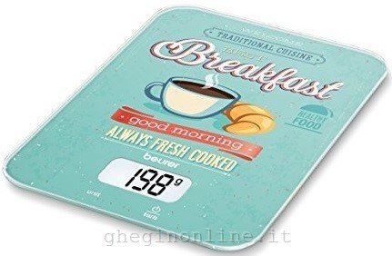 BEURER KS19BRAKFA BILANCIA CUC EL 1GR./5KG. VETRO    SH