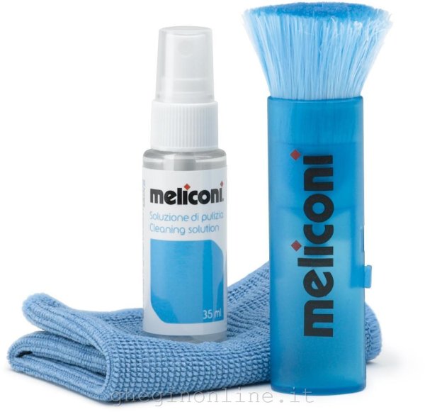 MELICONI C35P Soluzione 35 ml con panno e pennello per pulire anche i bordi della TV