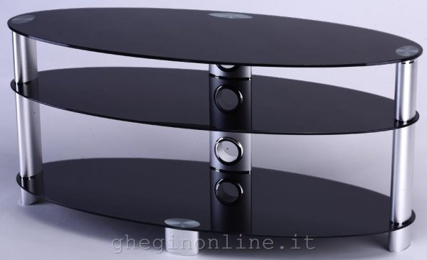 L&C Design HS 8052 BLK Supporto da pavimento per Plasma/LCD da 32