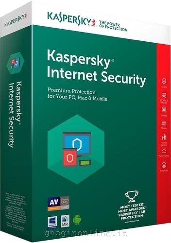 Kaspersky Lab Internet Security 2018 ITA Licenza completa 3 licenza/e 1 anno/i
