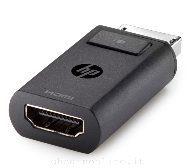 F3W43AA HP Adattatore da DisplayPort a HDMI 1,4, DisplayPort, HDMI, Nero