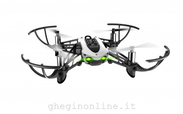 Parrot Mambo Mission 4 rotori Mini-drone 660 mAh Nero, Bianco