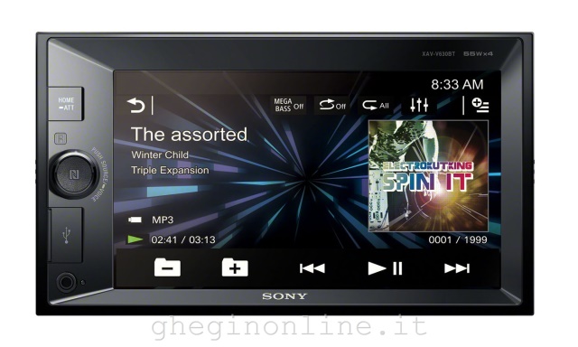 Sony XAV-V630BT Ricevitore multimediale per auto Nero 55 W Bluetooth