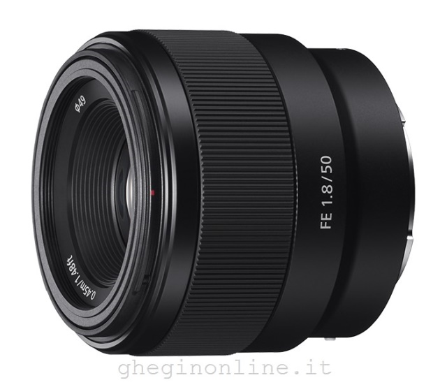 Sony SEL-50F18F Obiettivo a Focale Fissa 50 mm F1.8, Mirrorless Full-Frame, Attacco E, SEL50F18F
