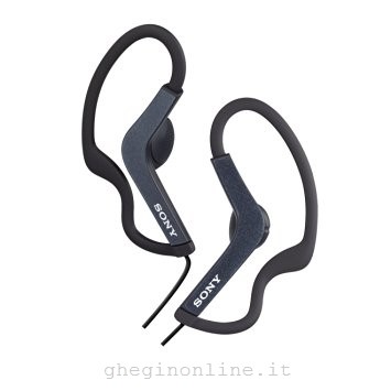 Sony MDR-AS210 Auricolare Cablato A clip Sport Nero