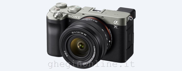 Sony α 7C MILC 24,2 MP CMOS 6000 x 4000 Pixel Nero, Argento