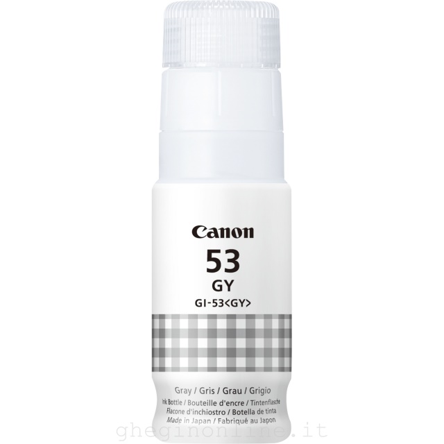 Canon Flacone d'inchiostro grigio GI-53GY